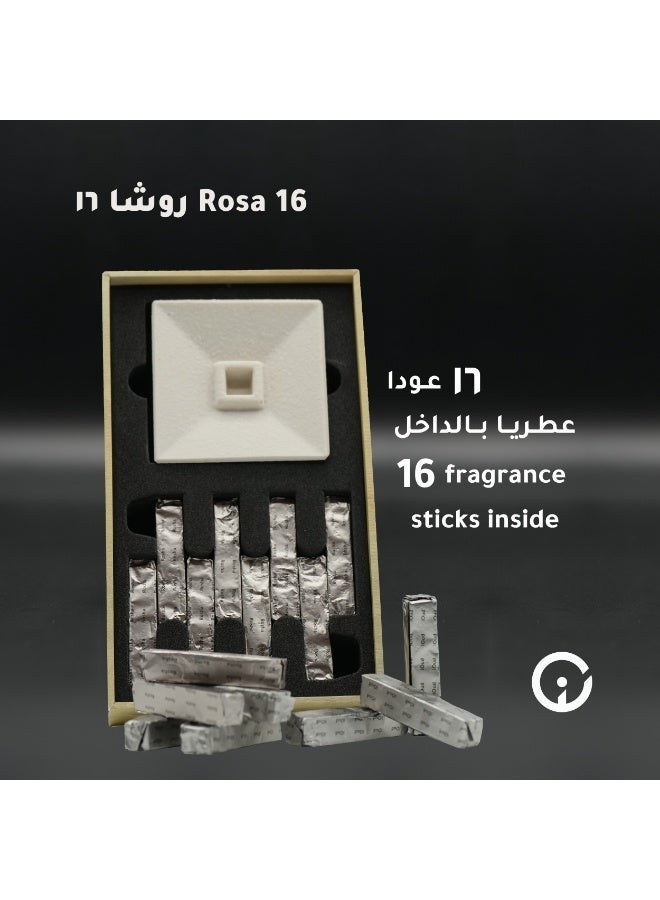 Rosha Rose – Perfumed Incense Sticks - Image 4